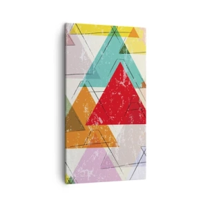 Tablou pe pânză - Trei câte trei - 45x80 cm