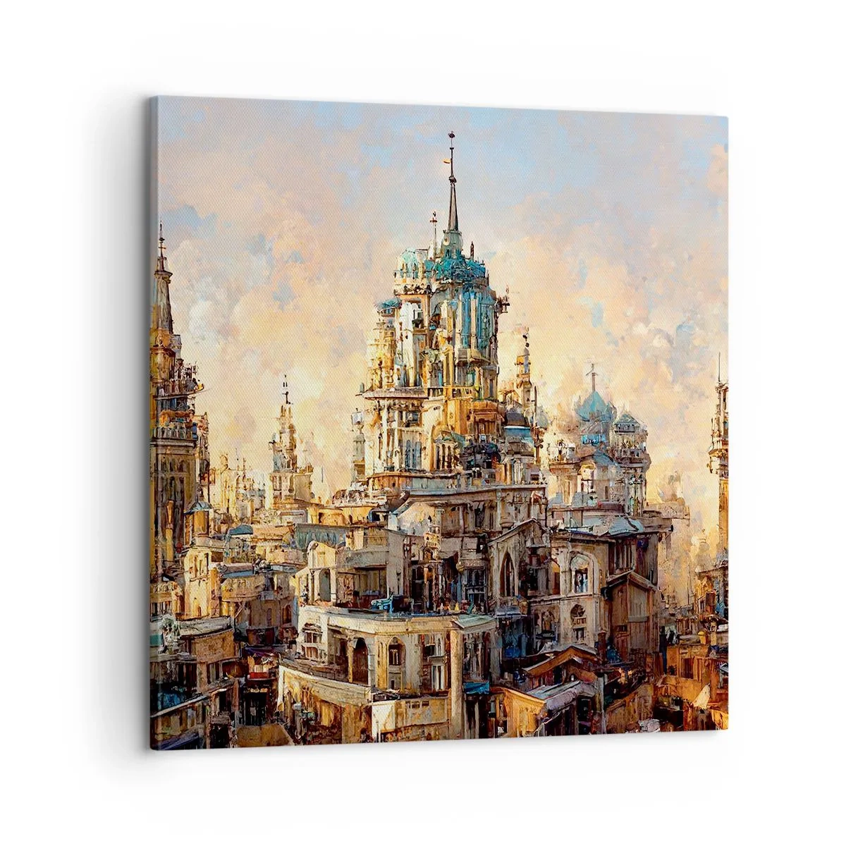 Tablou pe pânză - Orașul tuturor orașelor - 60x60 cm