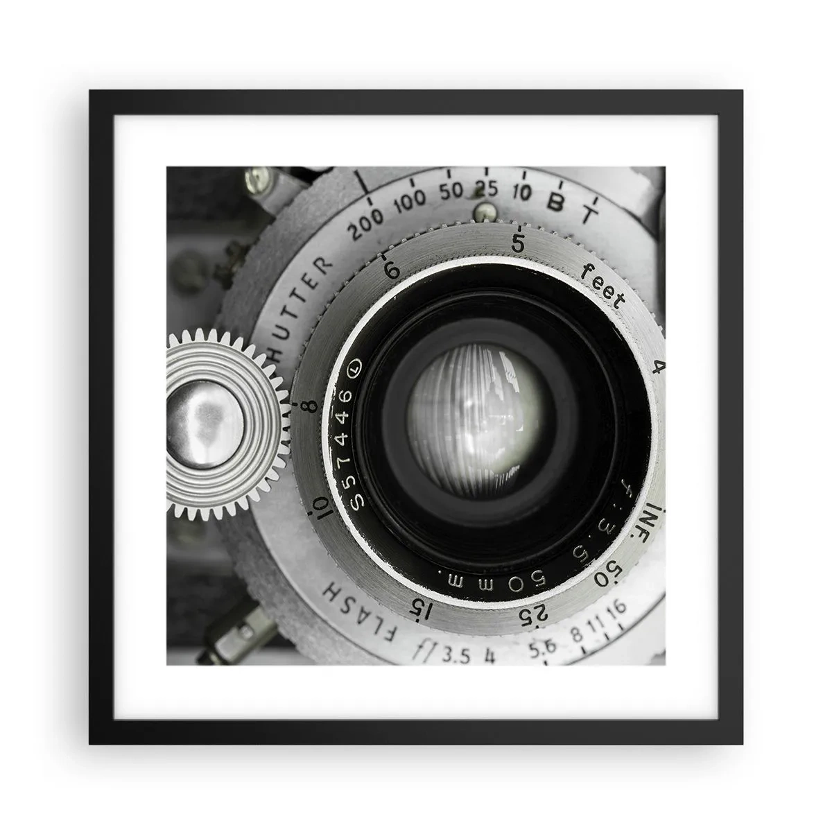 Poster în ramă neagră - Povestea de la Hollywood - 40x40 cm