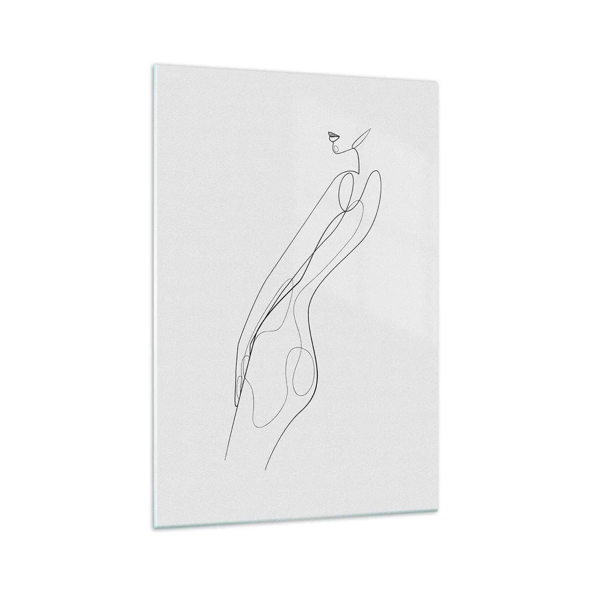 Tablou pe sticlă - Abia o promisiune - 70x100 cm