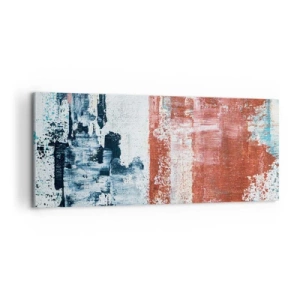 Tablou pe pânză - Jumi-juma abstract - 100x40 cm