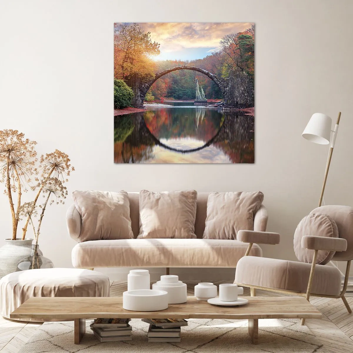 Tablou pe pânză - De cealaltă parte a oglinzii - 40x40 cm