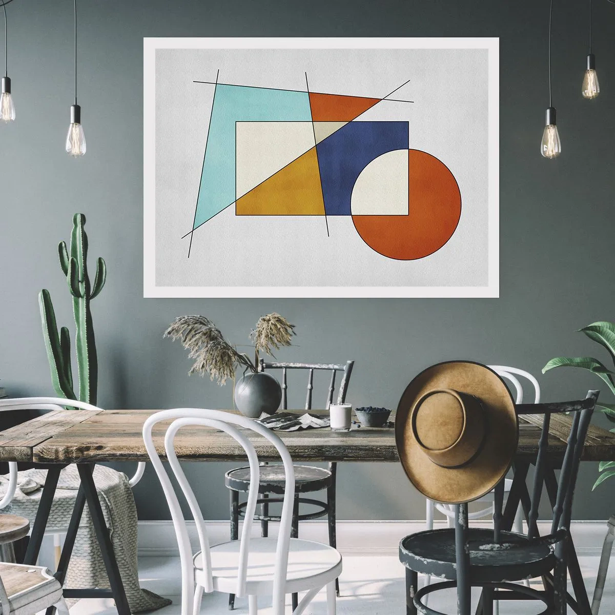 Poster - Abstracție: distracție modernistă - 91x61 cm