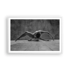 Poster în ramă albă - Simetria găsită - 91x61 cm