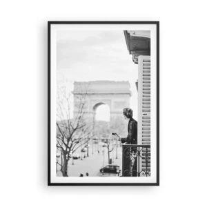 Poster în ramă neagră - Cameră cu vedere - 61x91 cm
