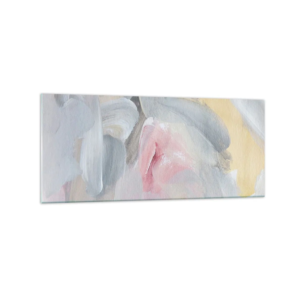 Tablou pe sticlă - Într-o lume de pastel - 120x50 cm