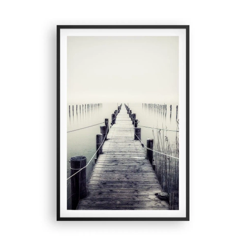 Poster în ramă neagră - Scufundă-te în pace - 61x91 cm