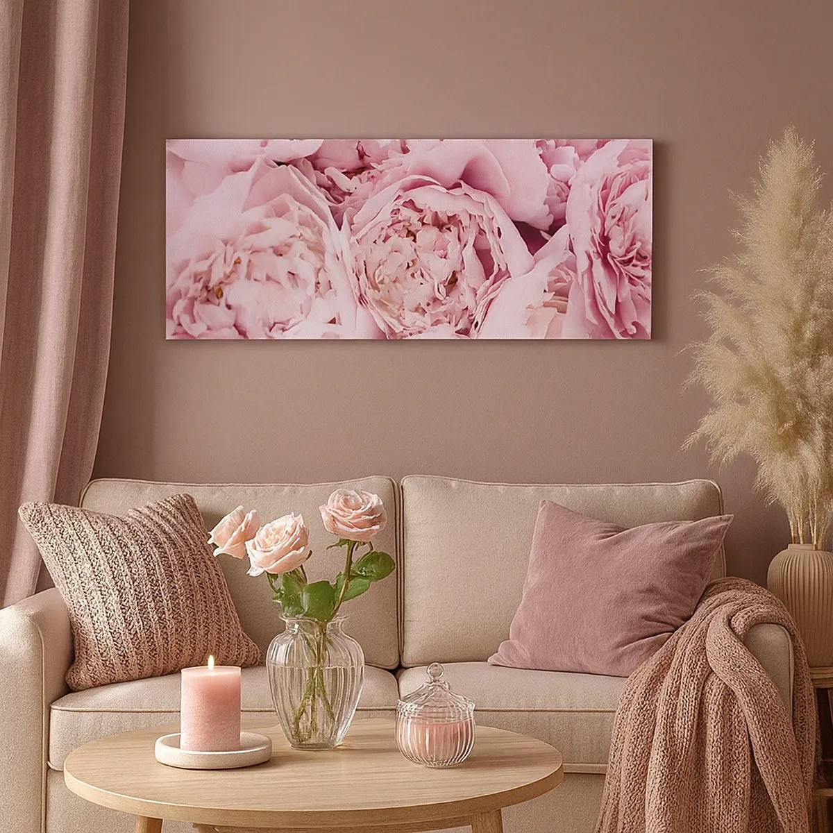 Tablou pe pânză - Îmbrățișate și parfumate - 30x30 cm