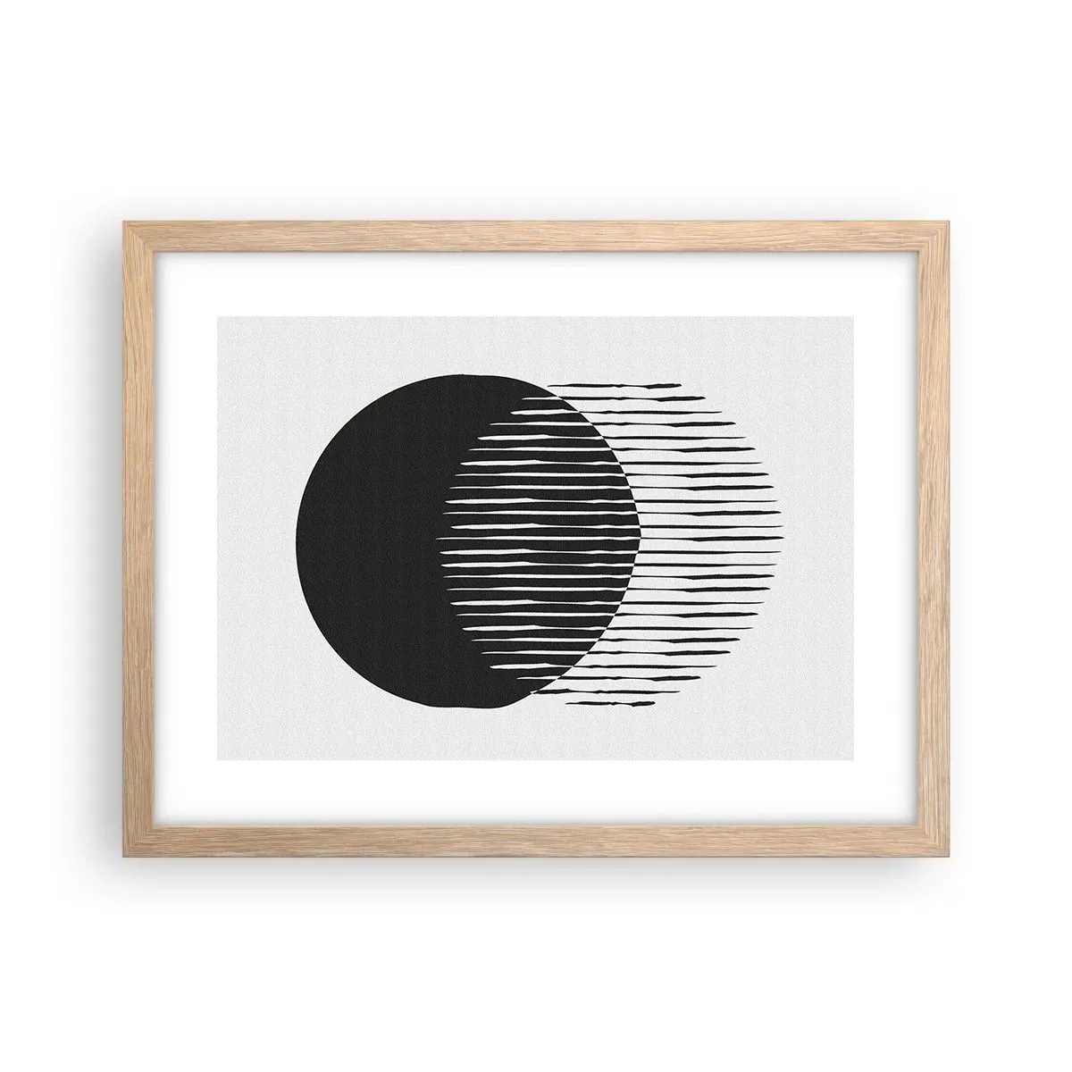 Poster în ramă de stejar deschis - Alter ego-ul său - 40x30 cm