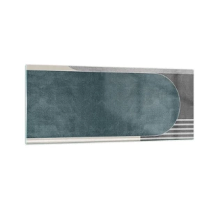 Tablou pe sticlă - Compoziție de nivel - 100x40 cm