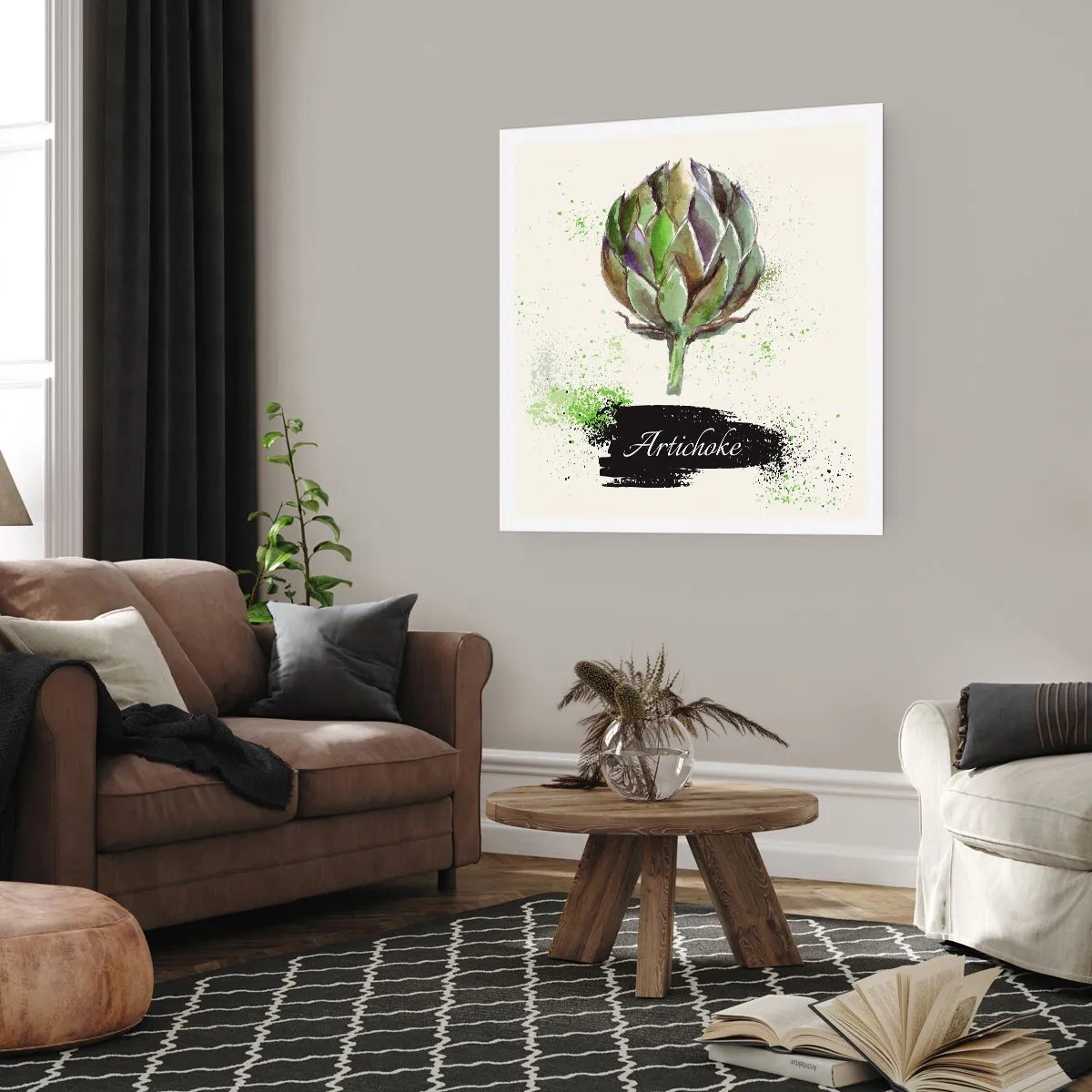 Poster - Trăiască legumele! - 60x60 cm