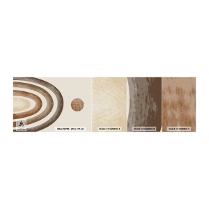 Mostră de Tapet Standard Eco - Într-o galaxie îndepărtată - Abstracția, Bucată, Proiecta - 100x30 cm