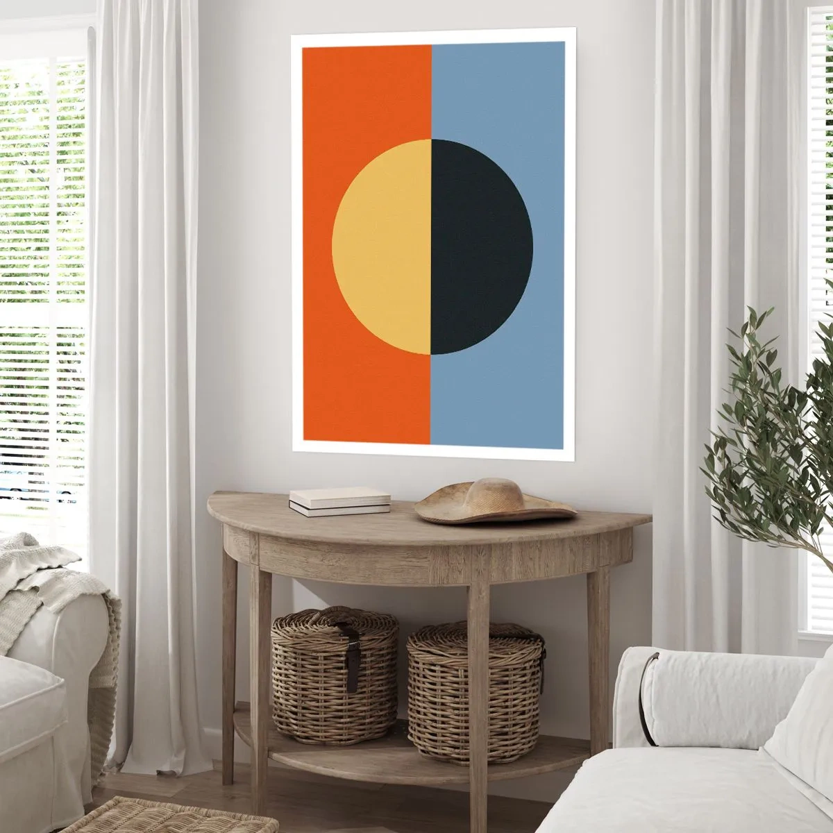 Poster - O compoziție de căldură și răcoare - 40x50 cm