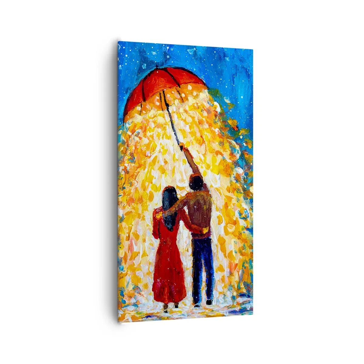 Tablou pe pânză - Magia unei seri ploioase? - 65x120 cm