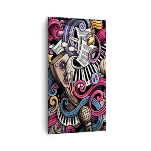 Tablou pe pânză - Melodie complicată - 55x100 cm