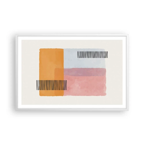 Poster în ramă albă - Din colț în colț - 91x61 cm