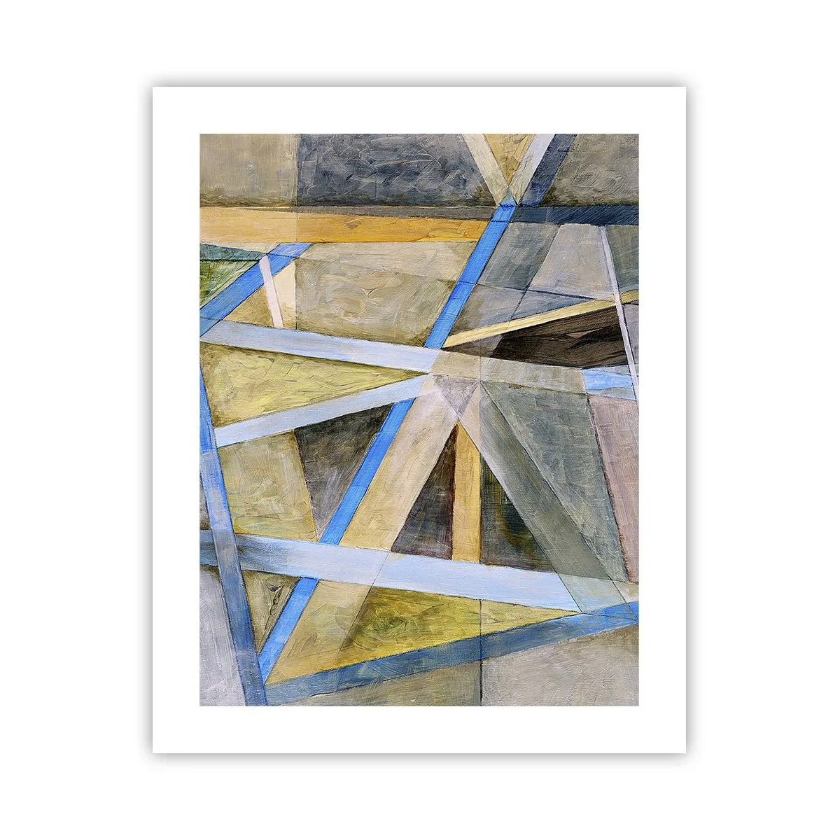 Poster - Drept sau de-a curmezișul? - 40x50 cm