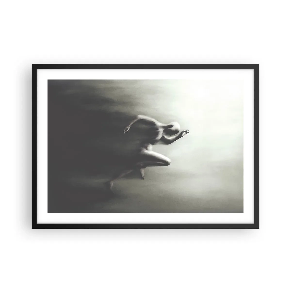 Poster în ramă neagră - De neoprit - 70x50 cm