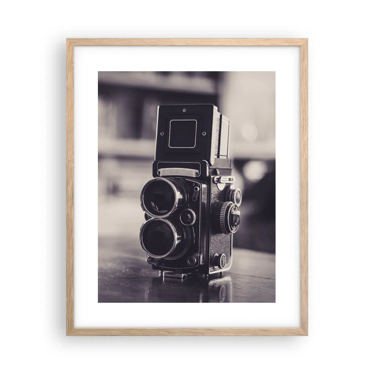 Poster în ramă de stejar deschis - Magia fotografiei vechi - 40x50 cm