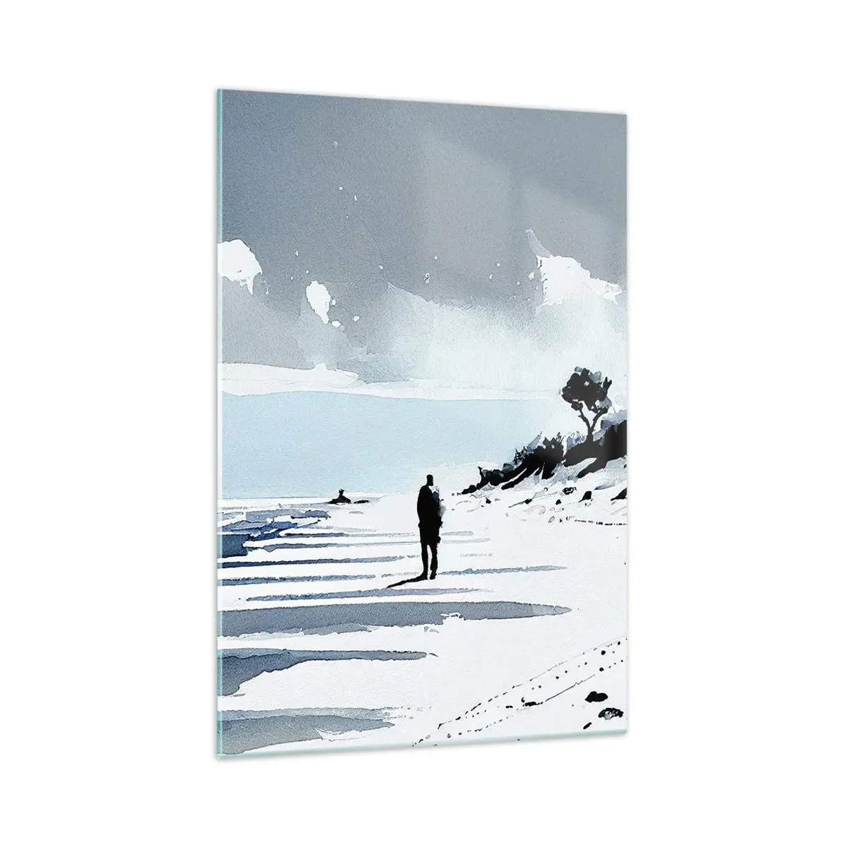 Tablou pe sticlă - Singuratic - 70x100 cm