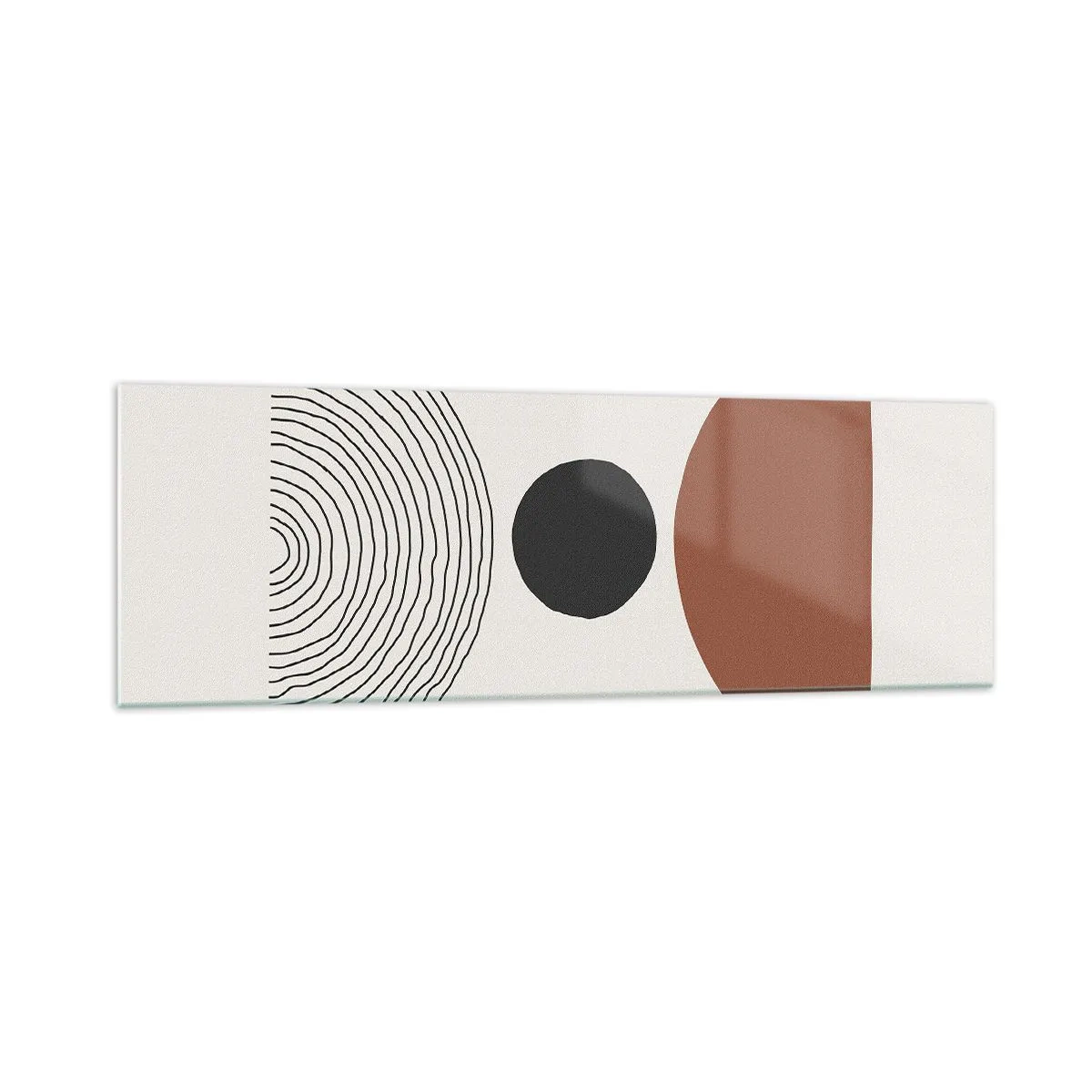 Tablou pe sticlă - În centrul atenției - 160x50 cm