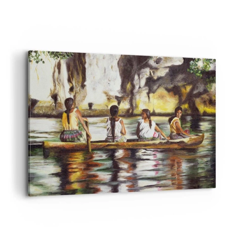 Tablou pe pânză - Într-un paradis polinezian - 100x70 cm