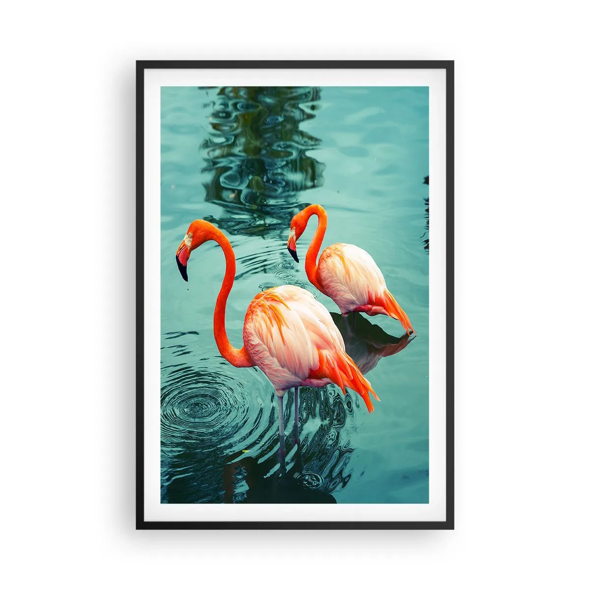 Poster în ramă neagră - Suntem bune de revistele de modă - 61x91 cm