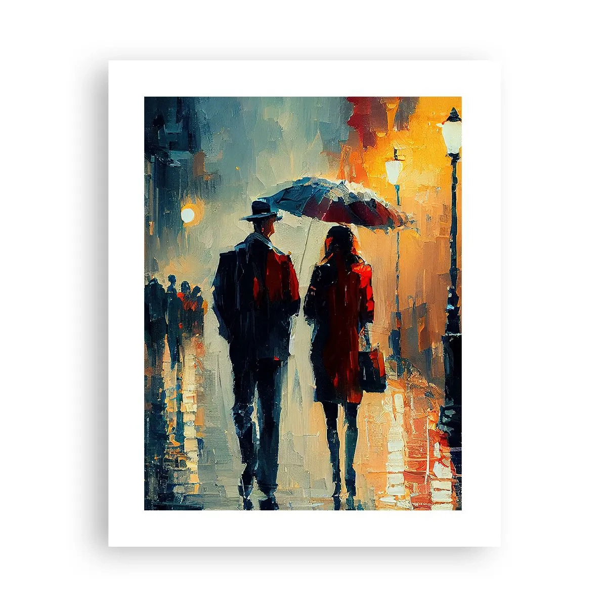 Poster - Poveste de dragoste urbană - 40x50 cm