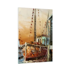 Tablou pe sticlă - Întoarcere pașnică - 80x120 cm