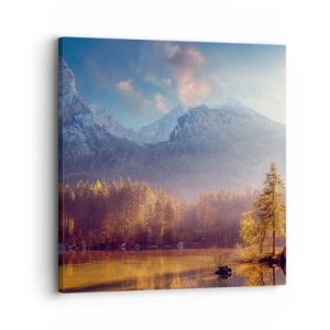 Tablou pe pânză - La munte și la deal - 30x30 cm