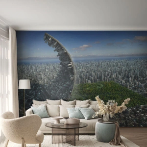 Tapet Premium Canvas - Natura este eternă - Abstracția, Arhitectură, Proiecta - 350x256 cm