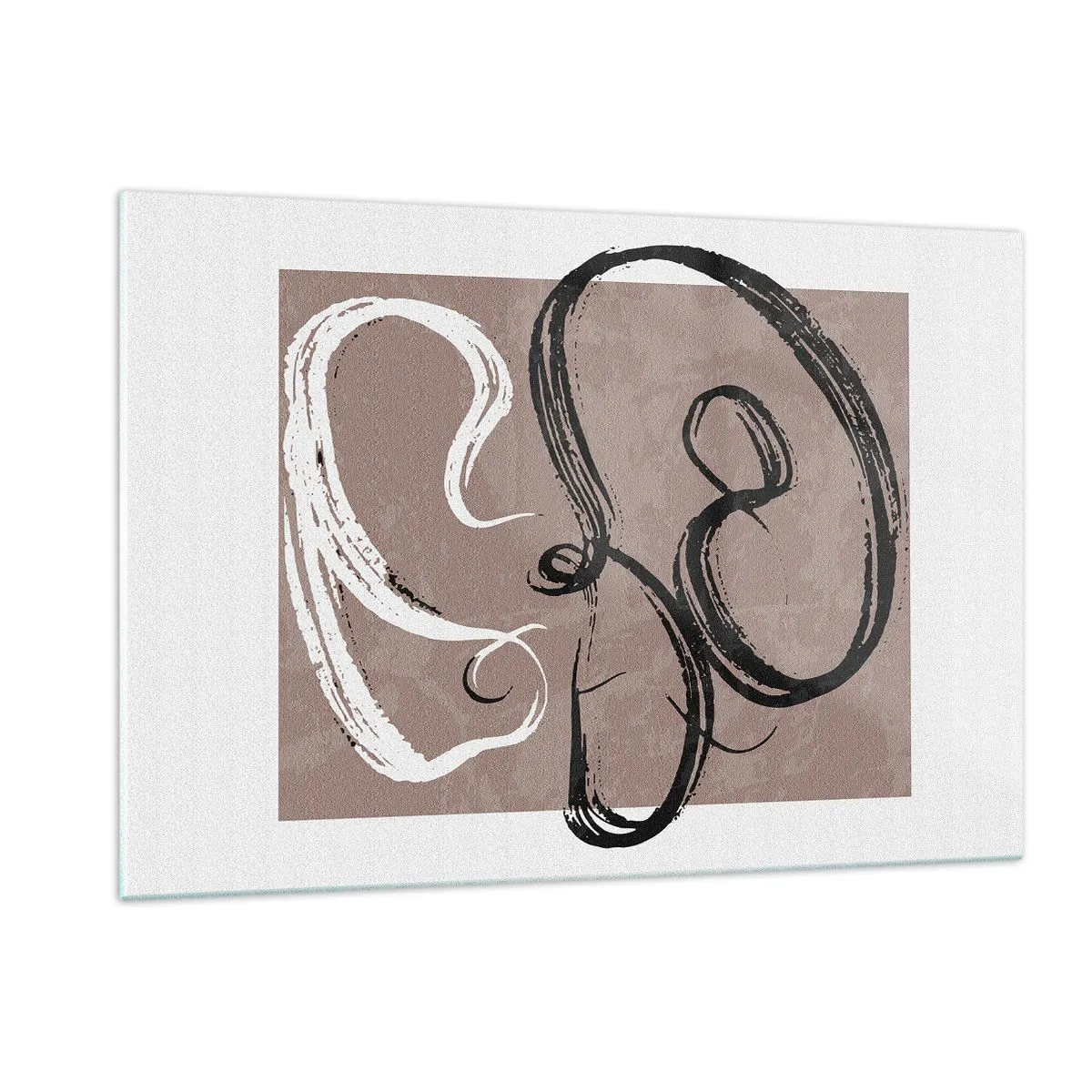 Tablou pe sticlă - Compoziția - căutarea plenitudinii - 120x80 cm