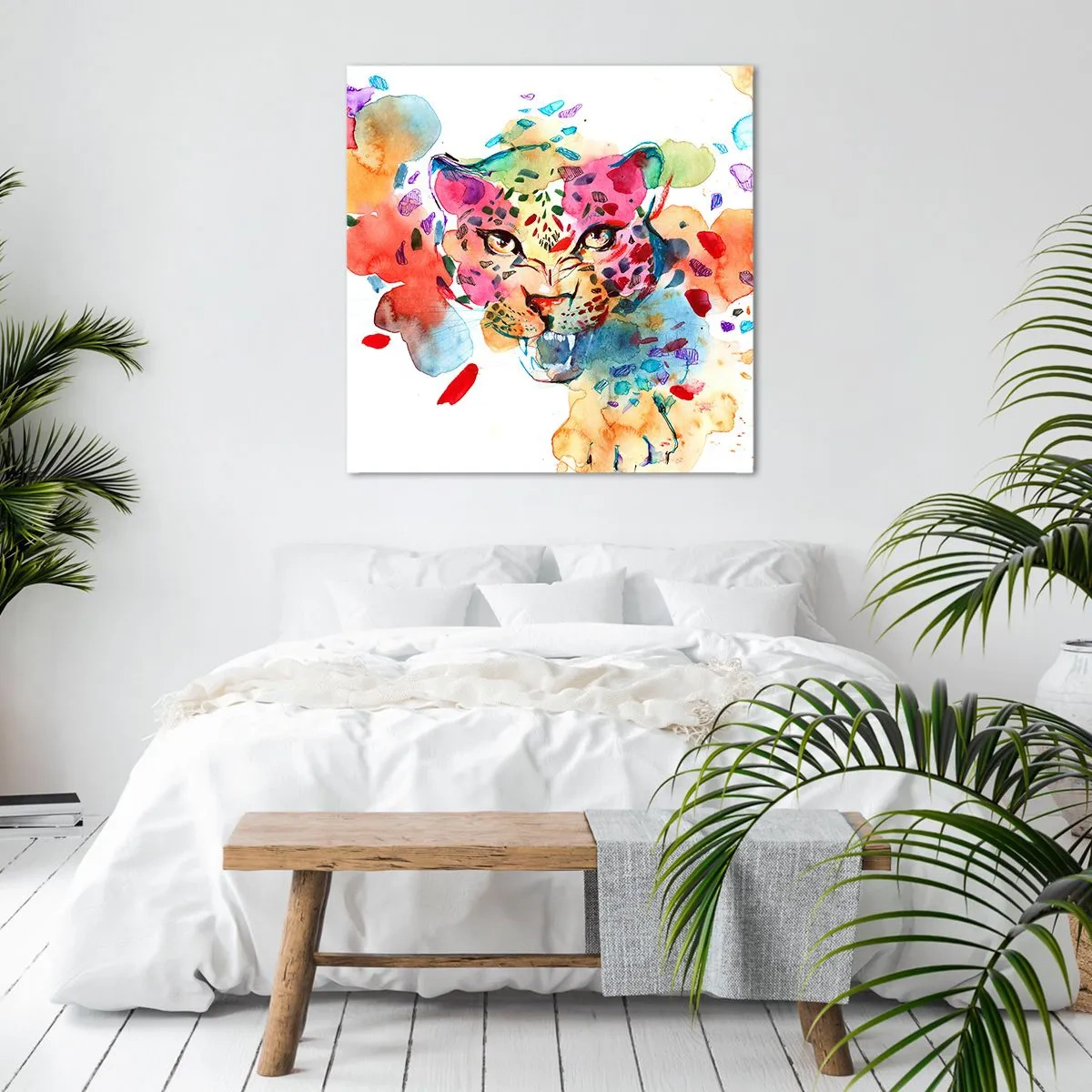 Tablou pe pânză - Frumoasa și bestia - 40x40 cm