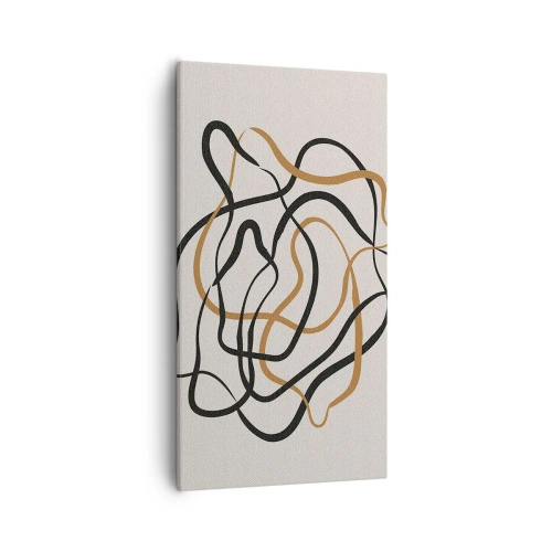 Tablou pe pânză - Totul s-a încurcat - 55x100 cm
