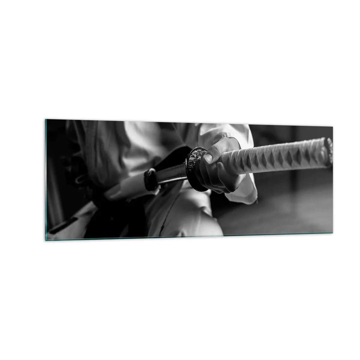 Tablou pe sticlă - Sufletul unui războinic - 140x50 cm