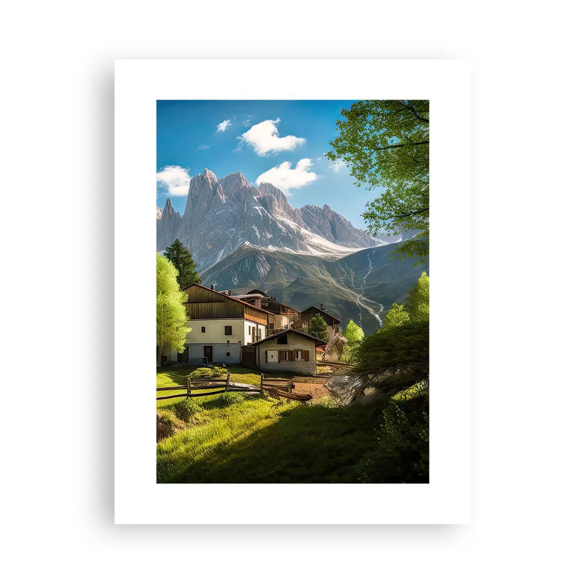 Poster - Idilă alpină - 30x40 cm