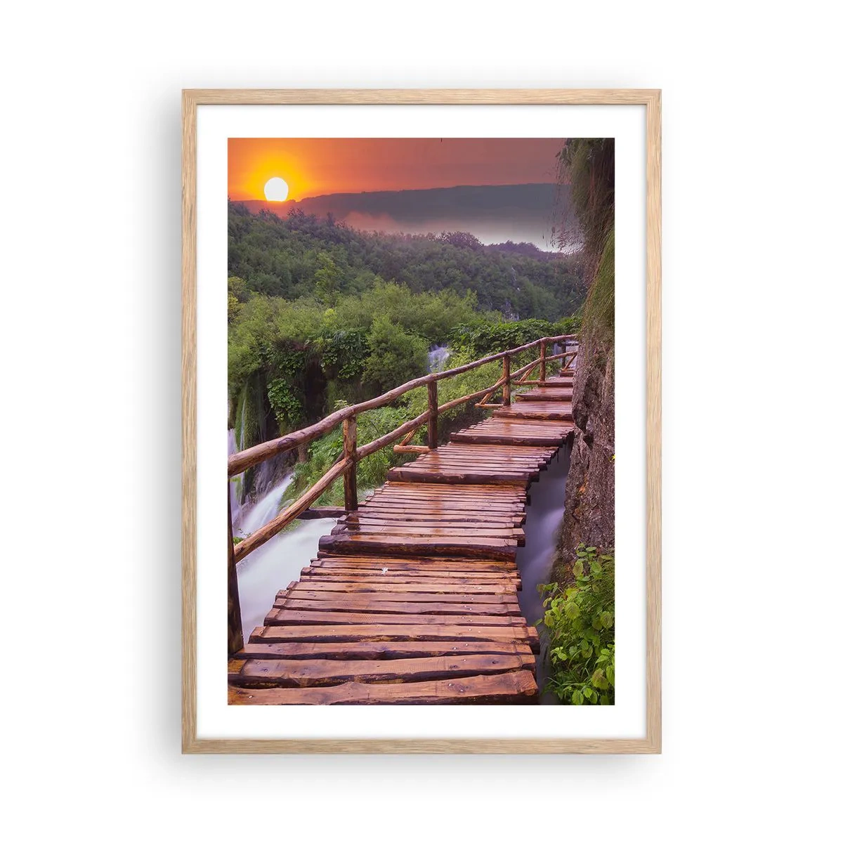 Poster în ramă de stejar deschis - Frumusețe de necrezut - 50x70 cm