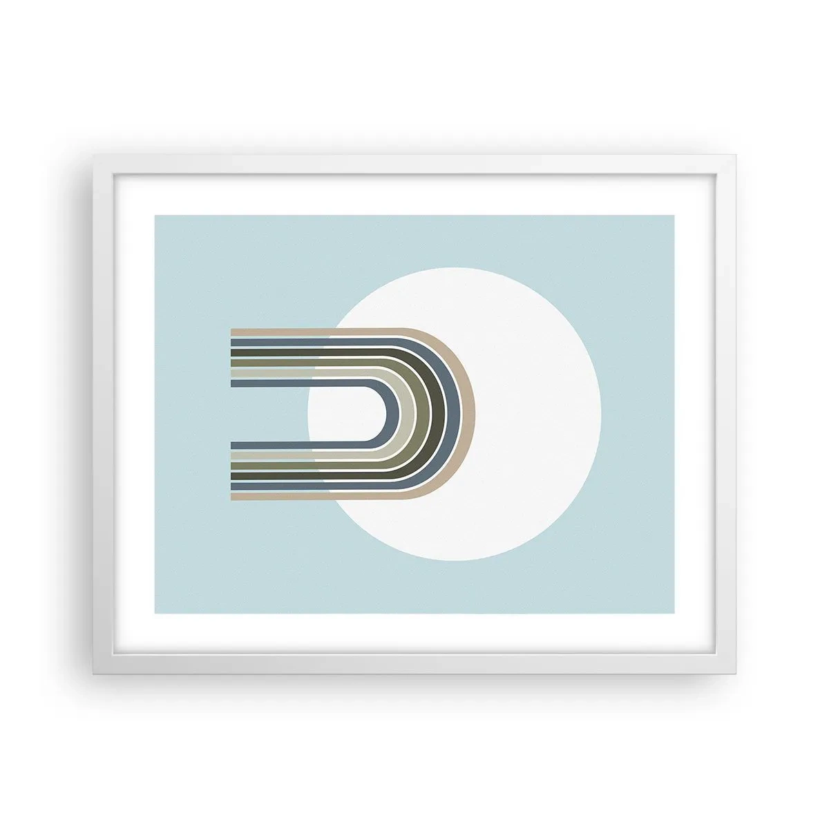 Poster în ramă albă - Atracție irezistibilă - 50x40 cm