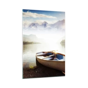 Tablou pe sticlă - Peste apa mare și limpede - 80x120 cm