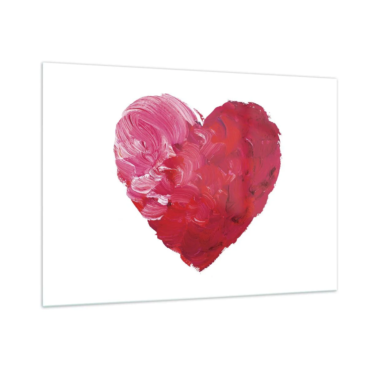 Tablou pe sticlă - All you need is love - 100x70 cm