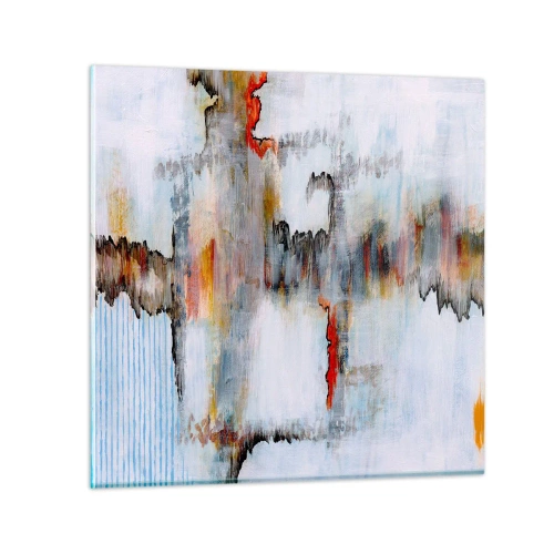 Tablou pe sticlă - Cu bățul pe apă - 70x70 cm