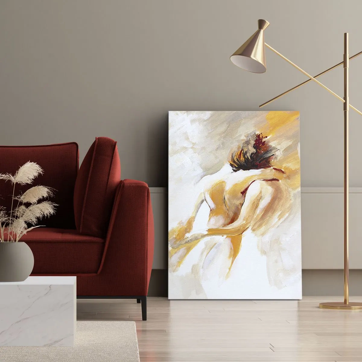 Tablou pe pânză - În cerul proximității - 45x80 cm