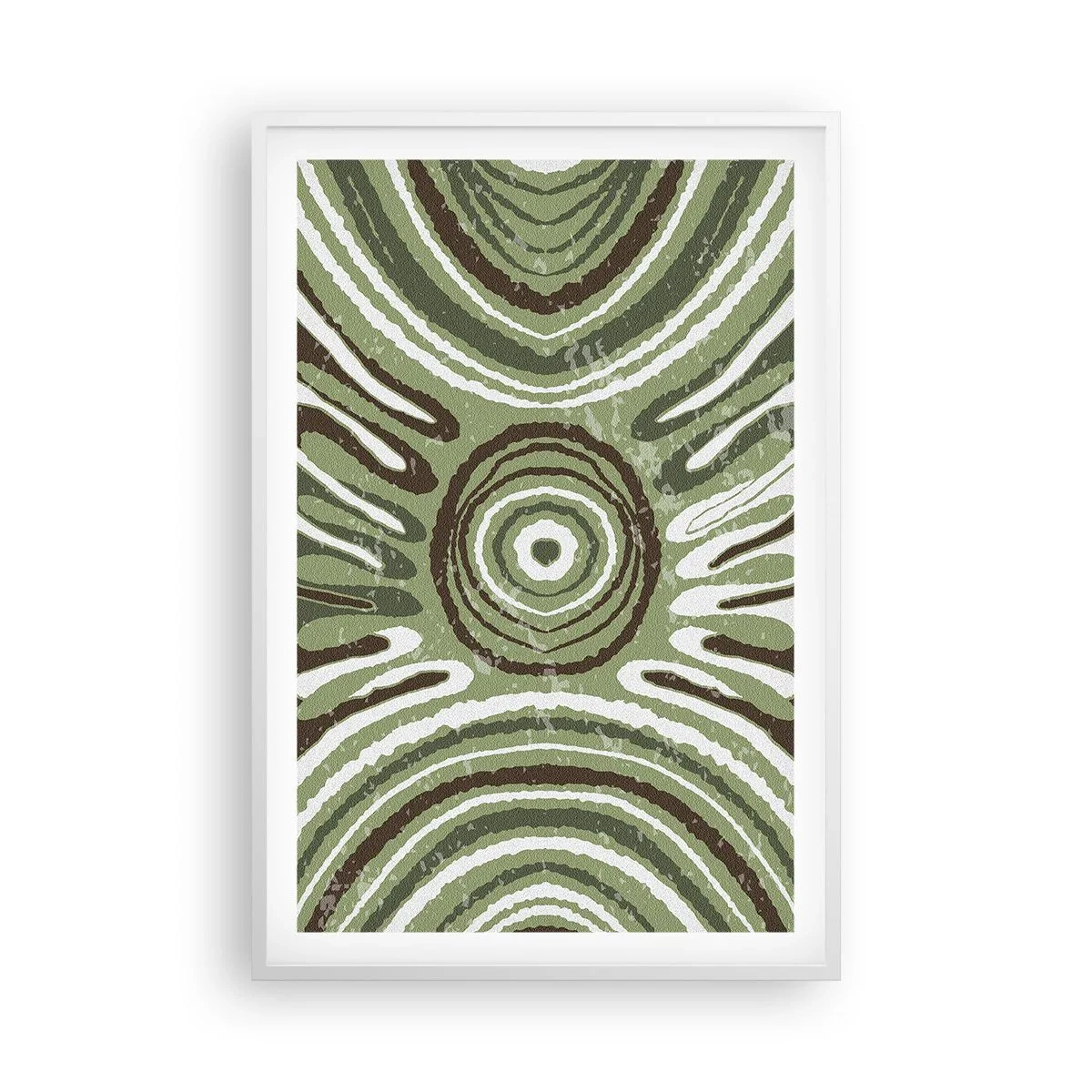 Poster în ramă albă - Explozie de emoții - 61x91 cm