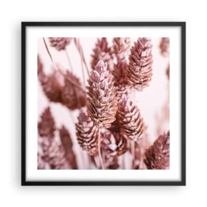 Poster în ramă neagră - Aparent discrete - 50x50 cm