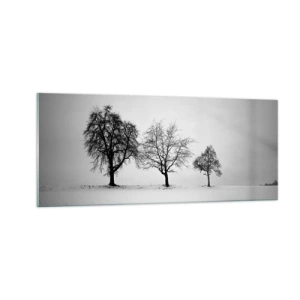 Tablou pe sticlă - La ce visează? - 100x40 cm