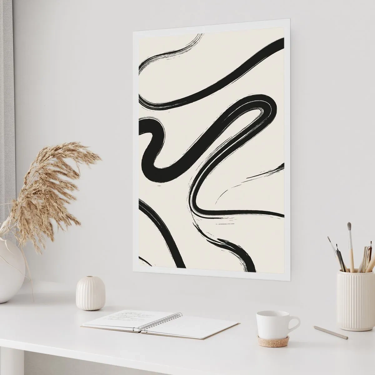 Poster - Capriciu în alb și negru - 40x50 cm