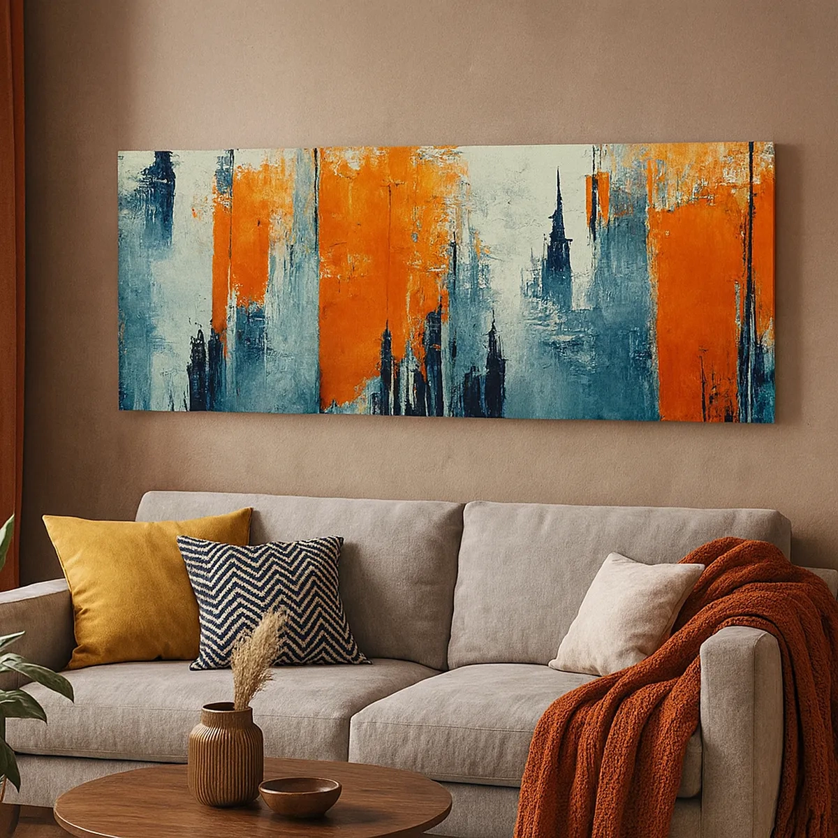 Tablou pe pânză - Peisaj modern - 30x30 cm