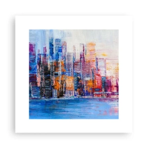 Poster - O metropolă veselă - 30x30 cm