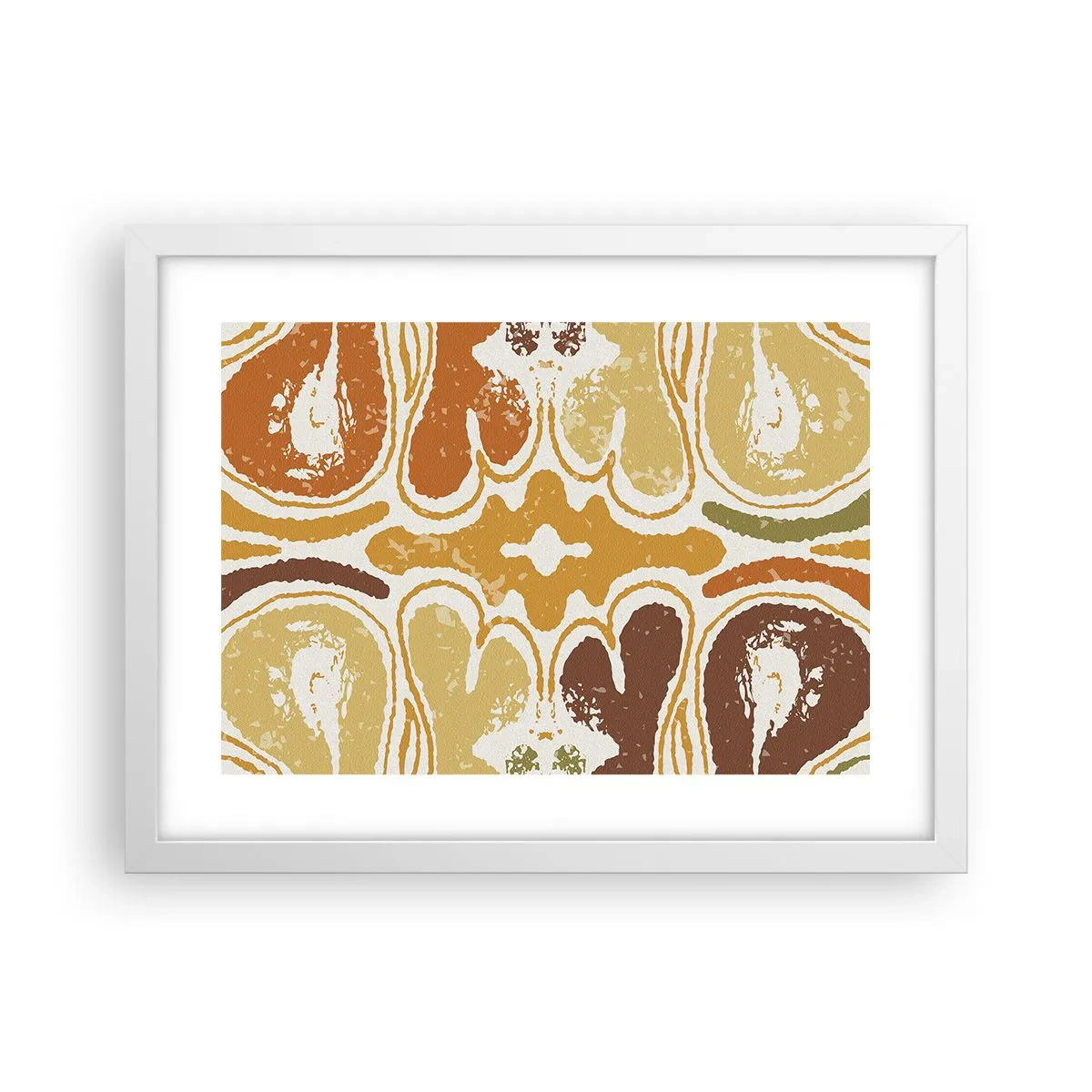 Poster în ramă albă - Abstracție sentimentală - 40x30 cm