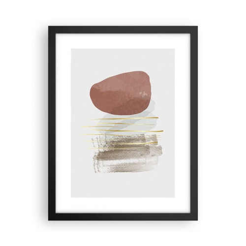 Poster în ramă neagră - Colonadă abstractă - 30x40 cm